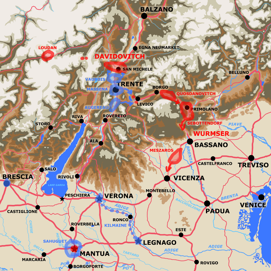 A map showing the theatre of operations September 5th.